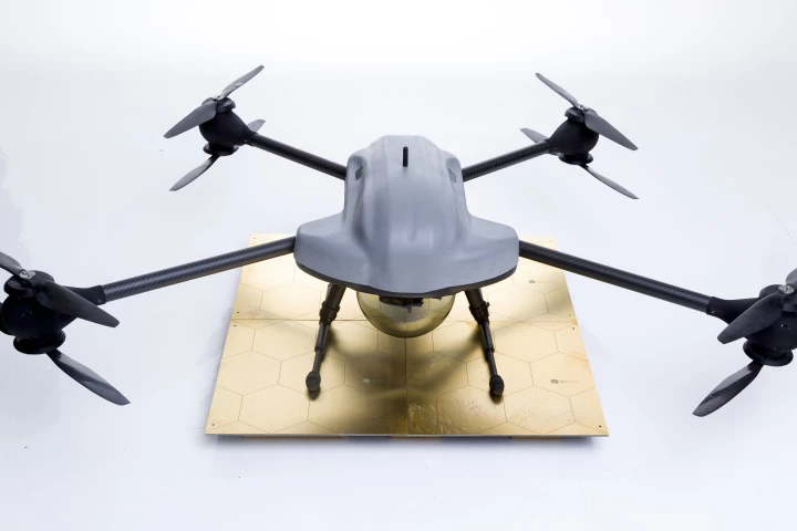 The SkySense Charging Pad is designed to enable automation of the recharging process