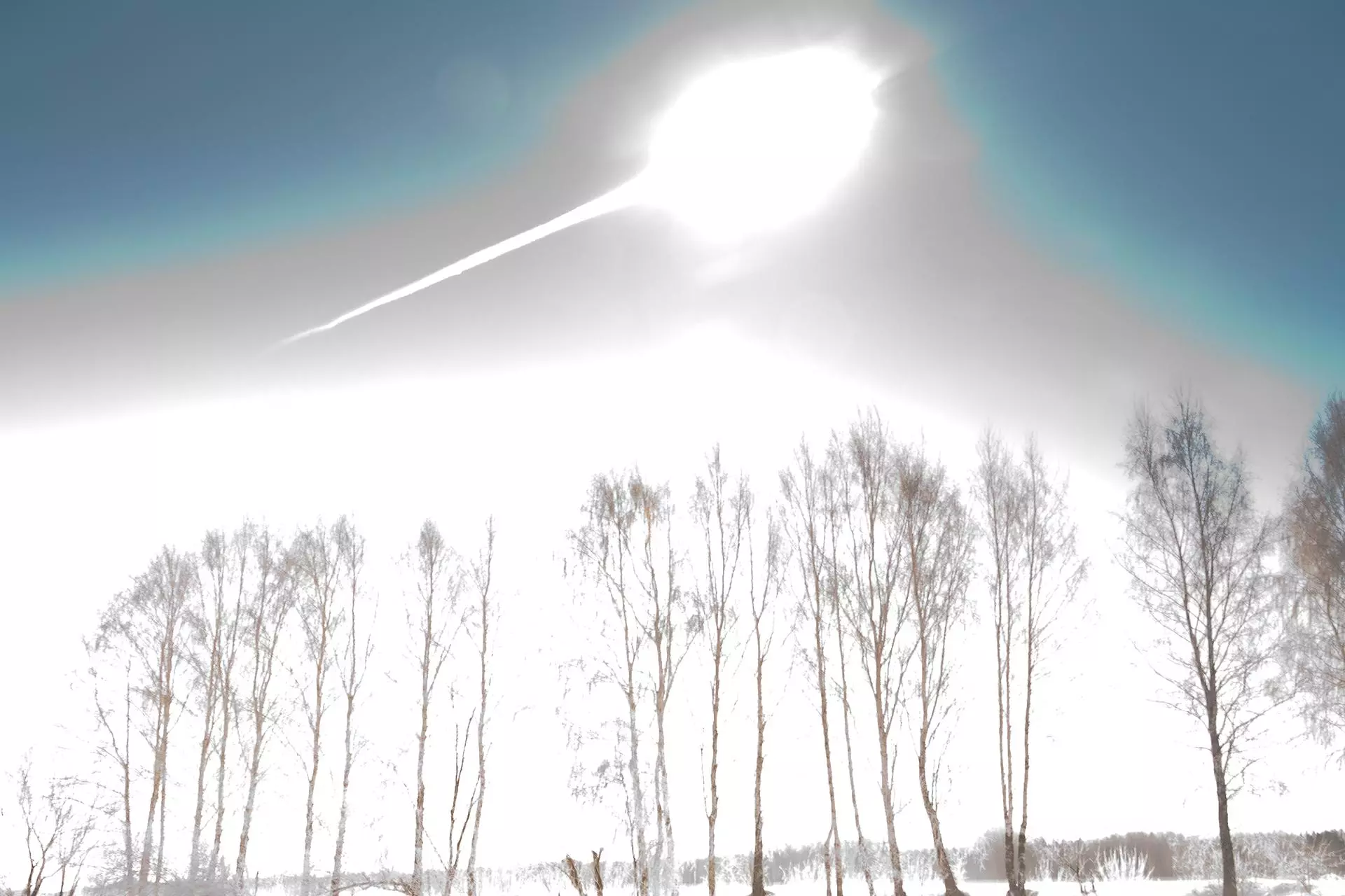 The Chelyabinsk meteor (Image: NASA/M. Ahmetvaleev)