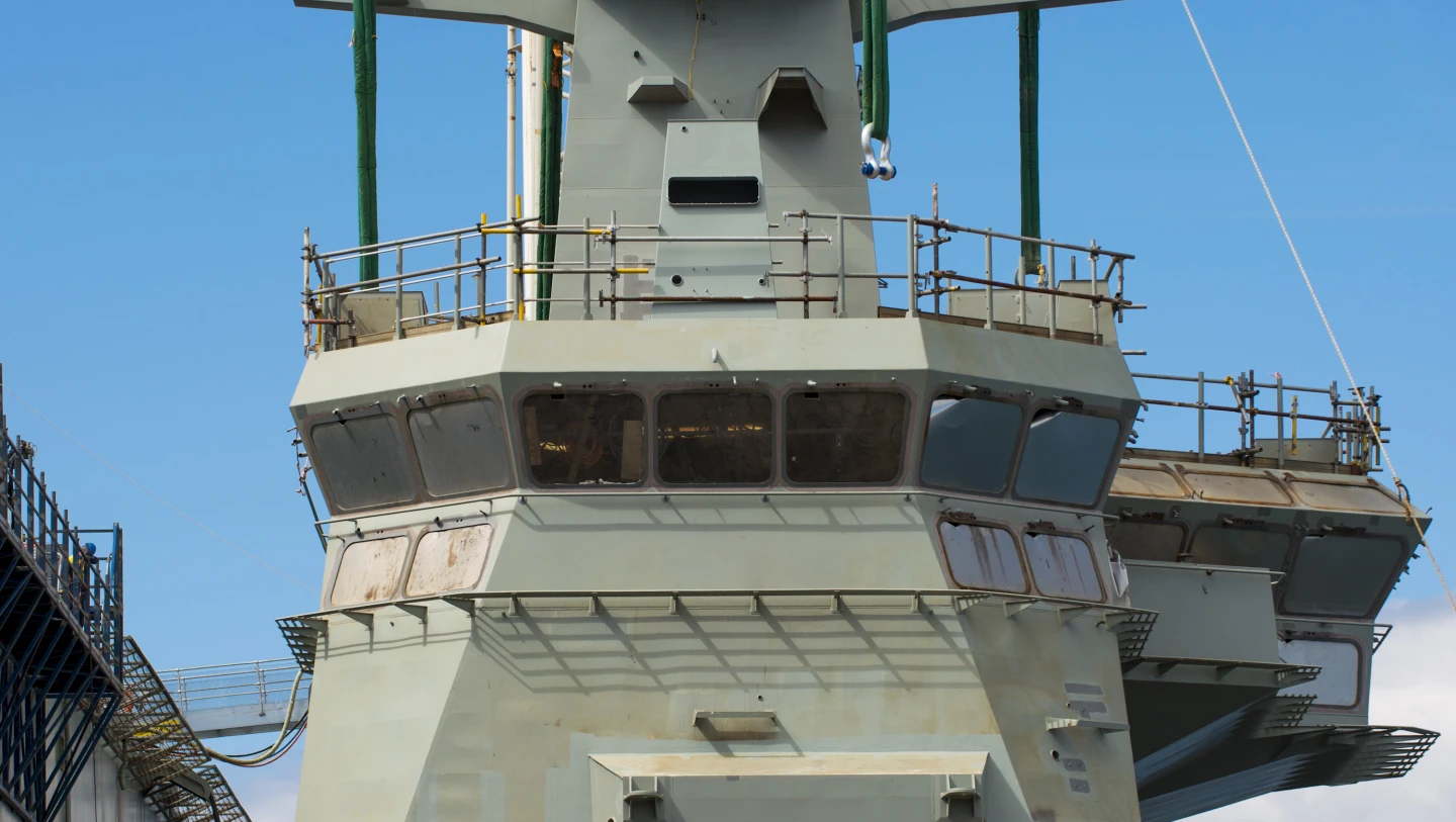 Bridge of Nuship Canberra (Photo: BAE Systems)
