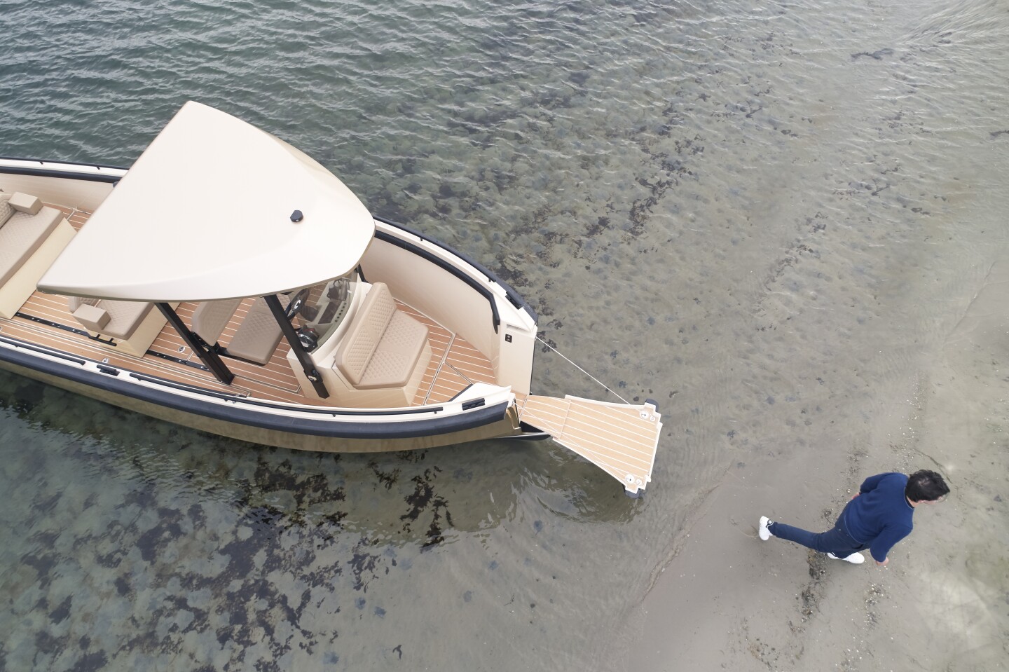 Stepping onto dry land