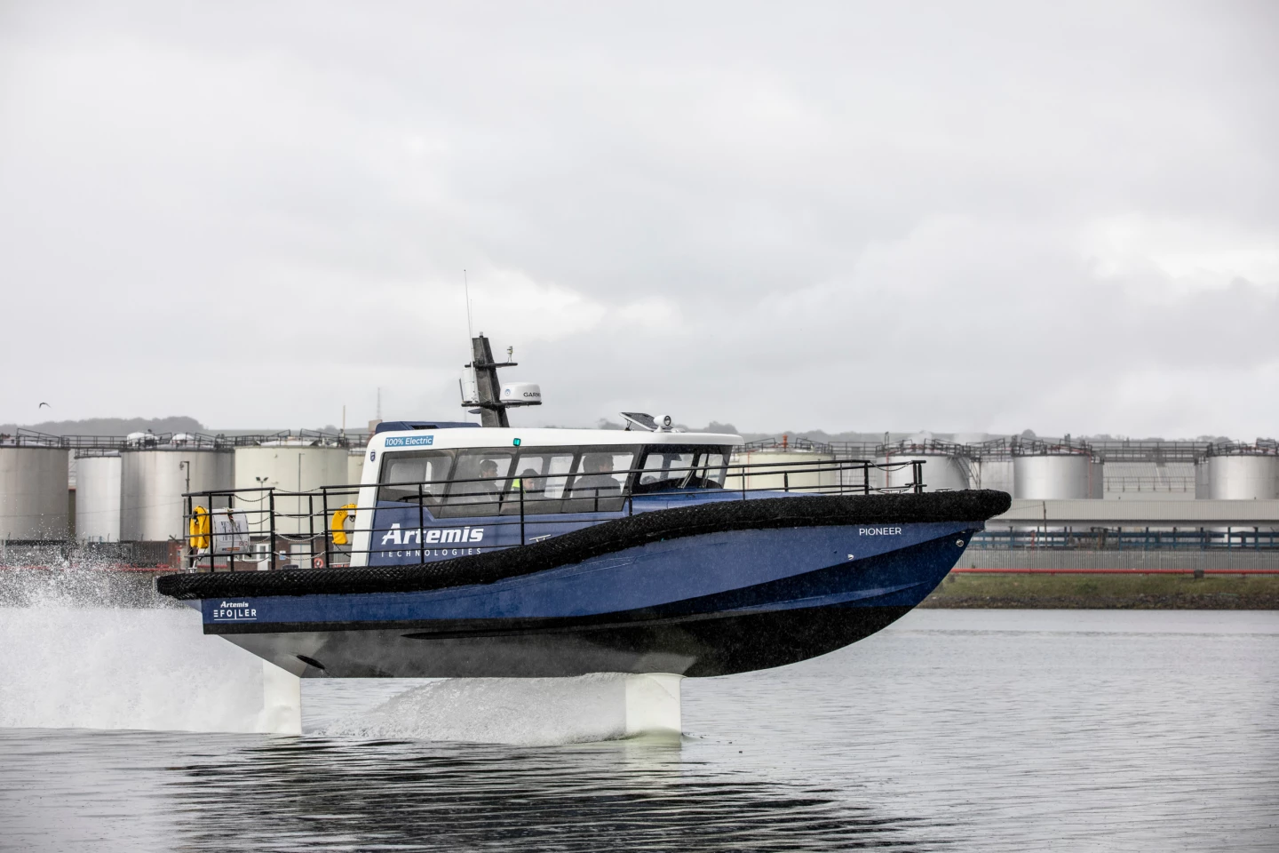 The Artemis Technologies workboat range currently comprises an 11.5-m multi-purpose model and a 12-m crew transfer vessel, with a 24-m crew transfer version in development