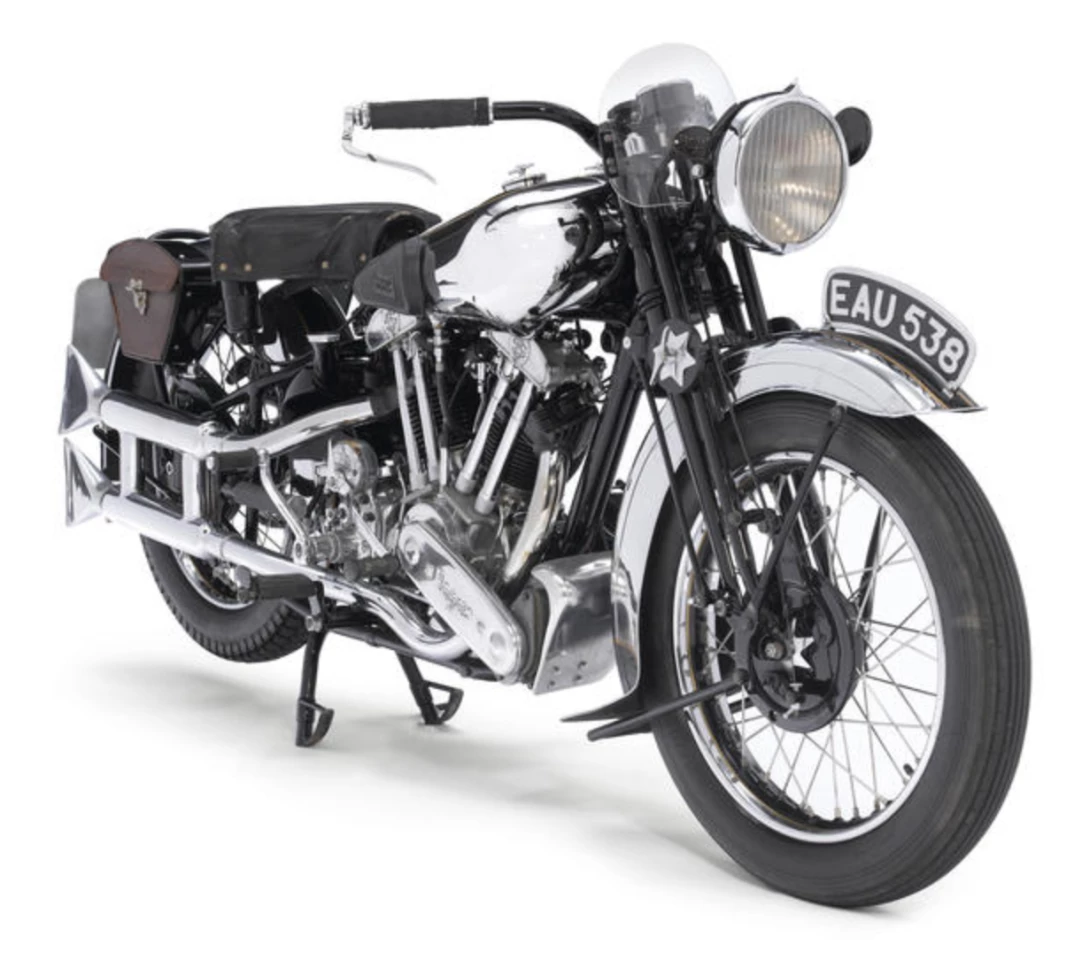 39. 1937 Brough Superior SS100, $203,000, August, 2012, Quail Lodge, Bonhamshttp://www.bonhams.com/auctions/19163/lot/339/