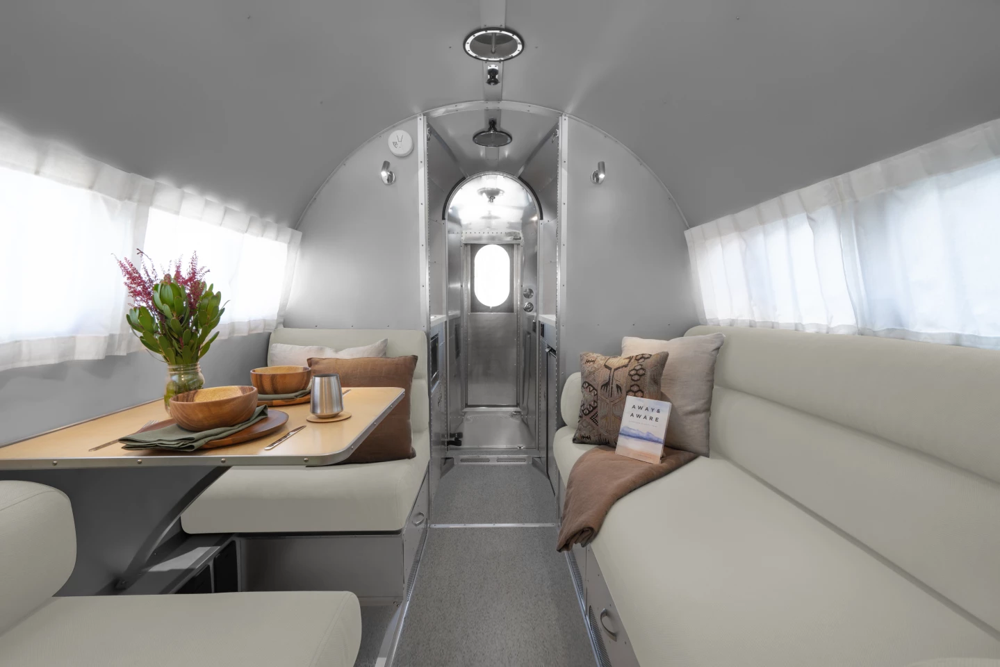 Bowlus gives the Heritage Edition a look of its own with the new Granite Ridge interior design package