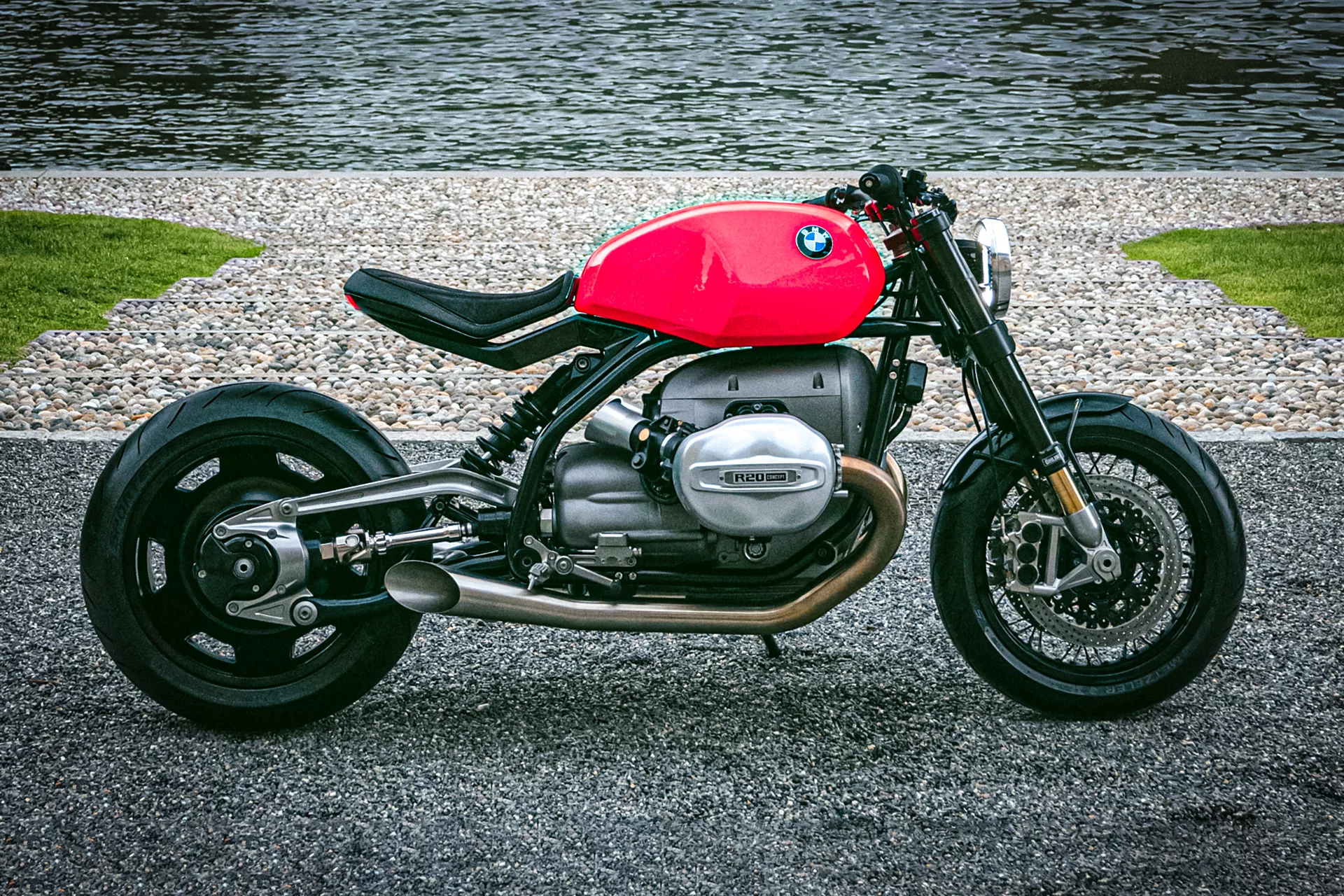 BMW's R20 Concept is a visual feast for BMW aficionados, capturing the lines and visual cues of seemingly every boxer twin of the last century. It is a magnificent 100th anniversary model in the making.