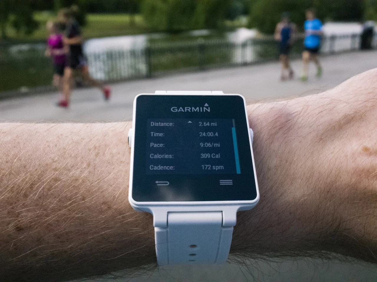 The Garmin vivoactive can monitor a range of exercise specific data whether running, swimming or playing golf