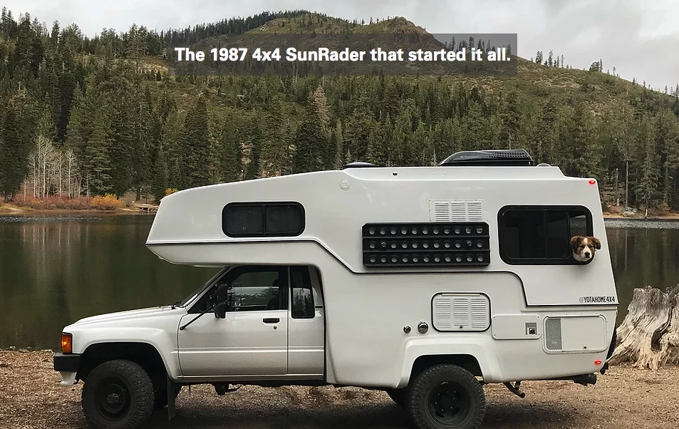 TruckHouse was inspired by the classic Toyota Sunrader 4x4 motorhome in creating the BCT