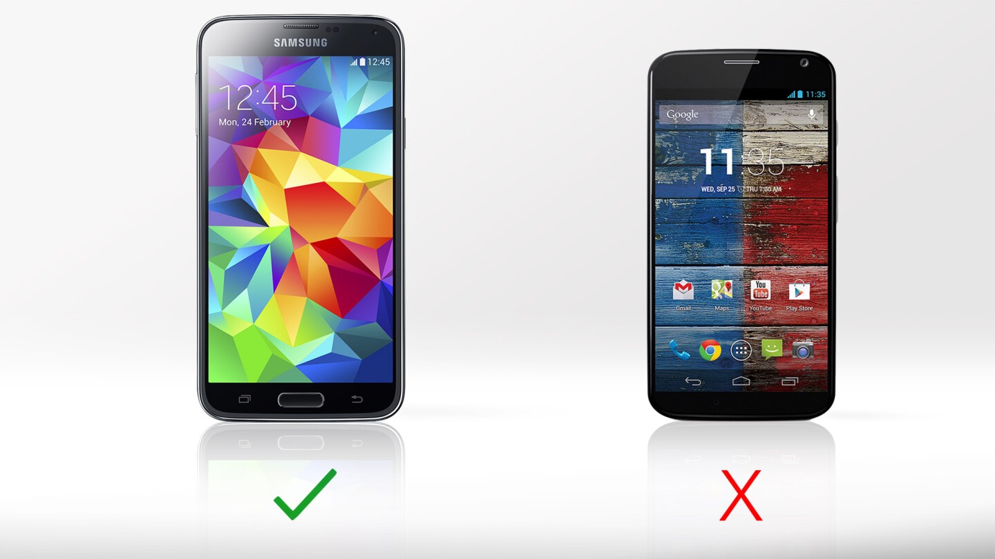 The GS5 also has a heart rate sensor