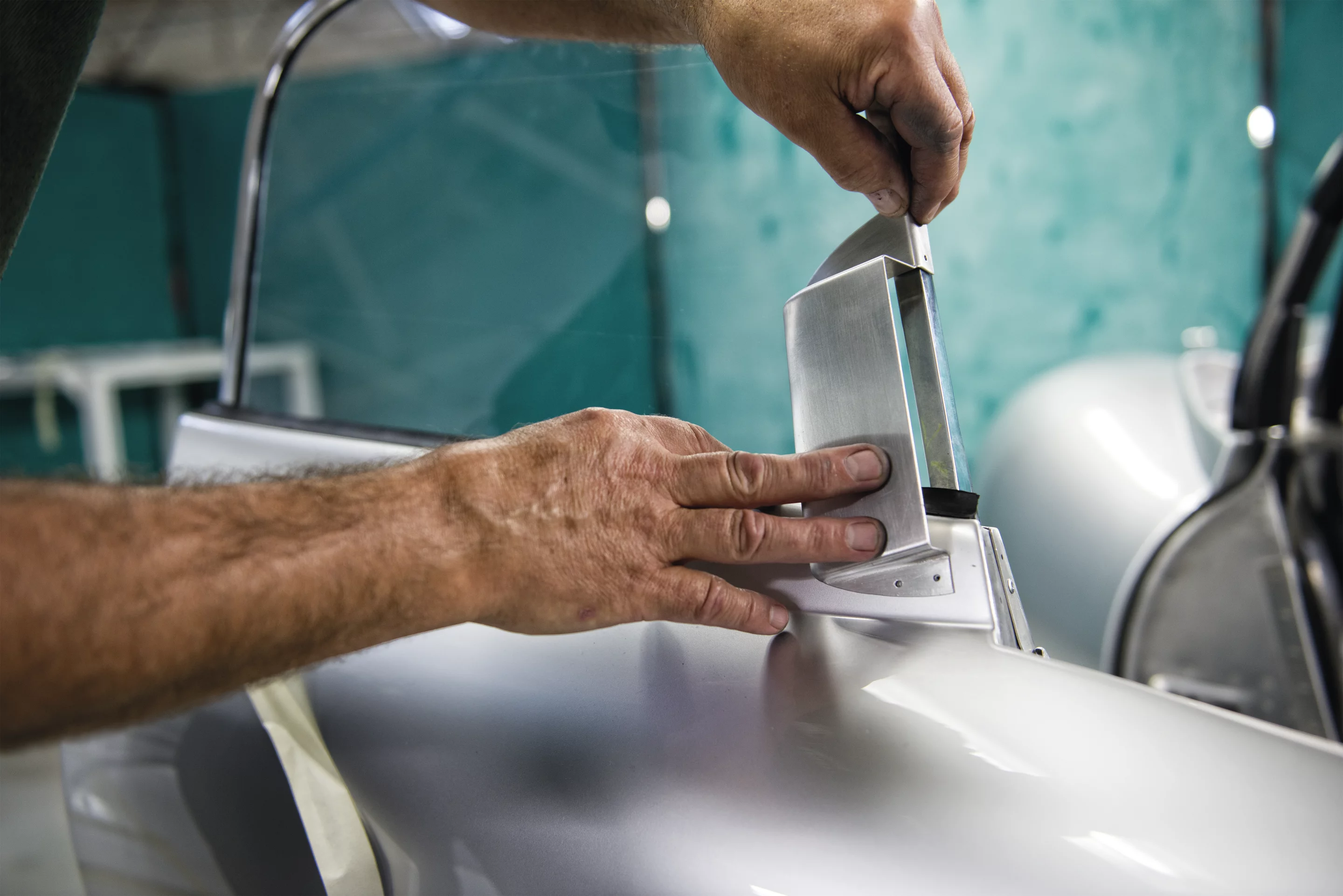 The Lightweight E-Type was built using original methods and materials