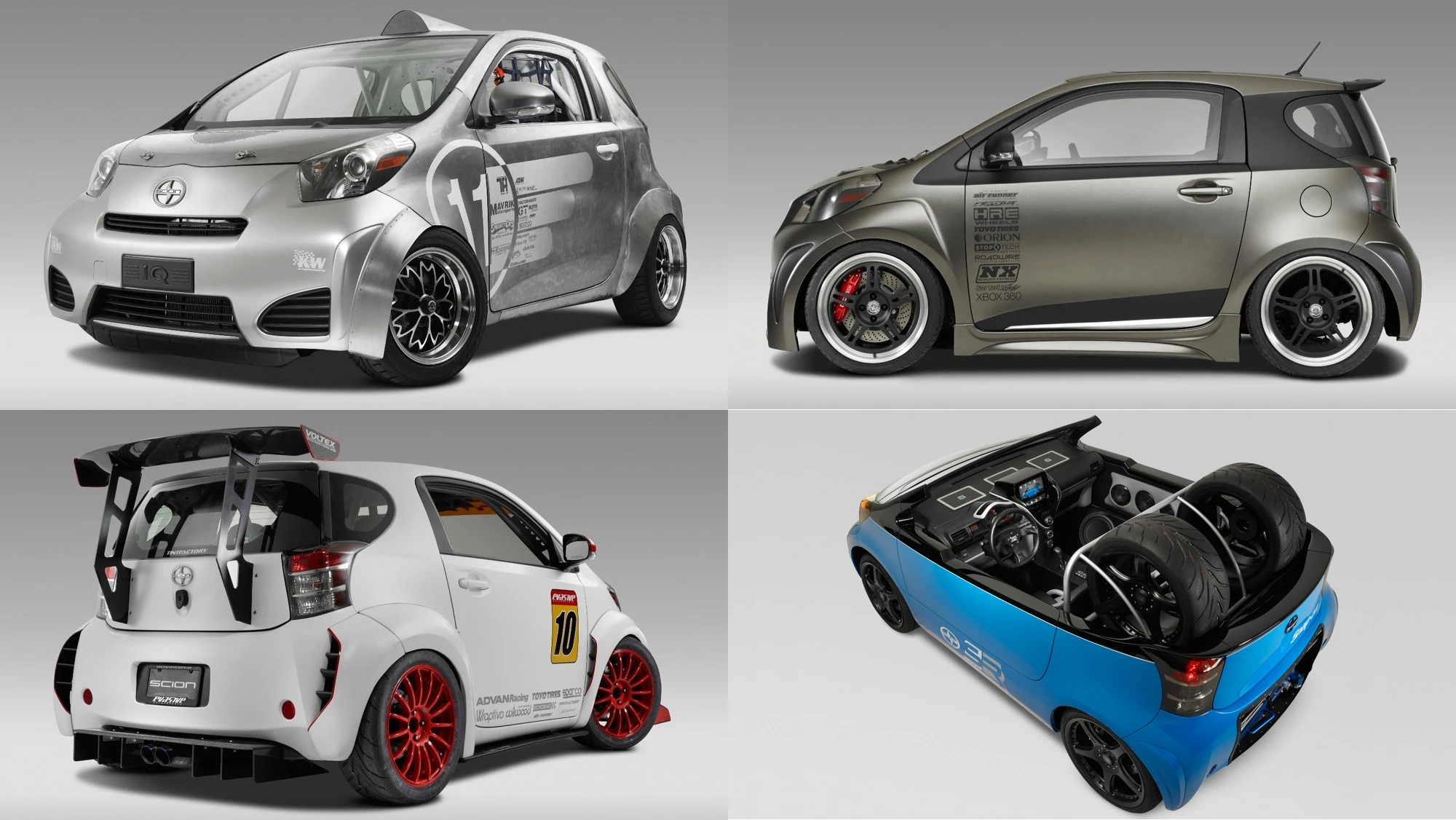 Cars are getting smaller, so this is definitely a view of the future of car pimping.