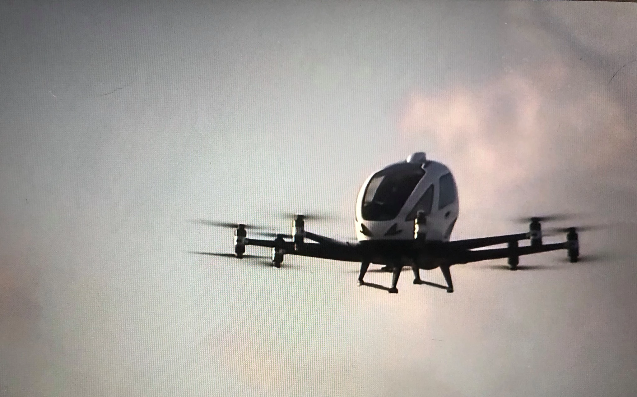 Air taxis like this Ehang 216 could soon be flying over the skies of Seville, Spain