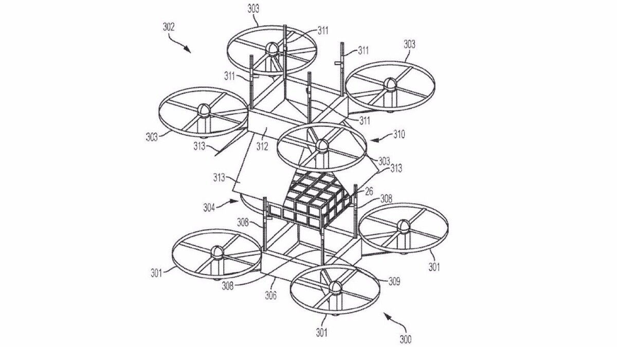 An alternative configuration to the arm drones