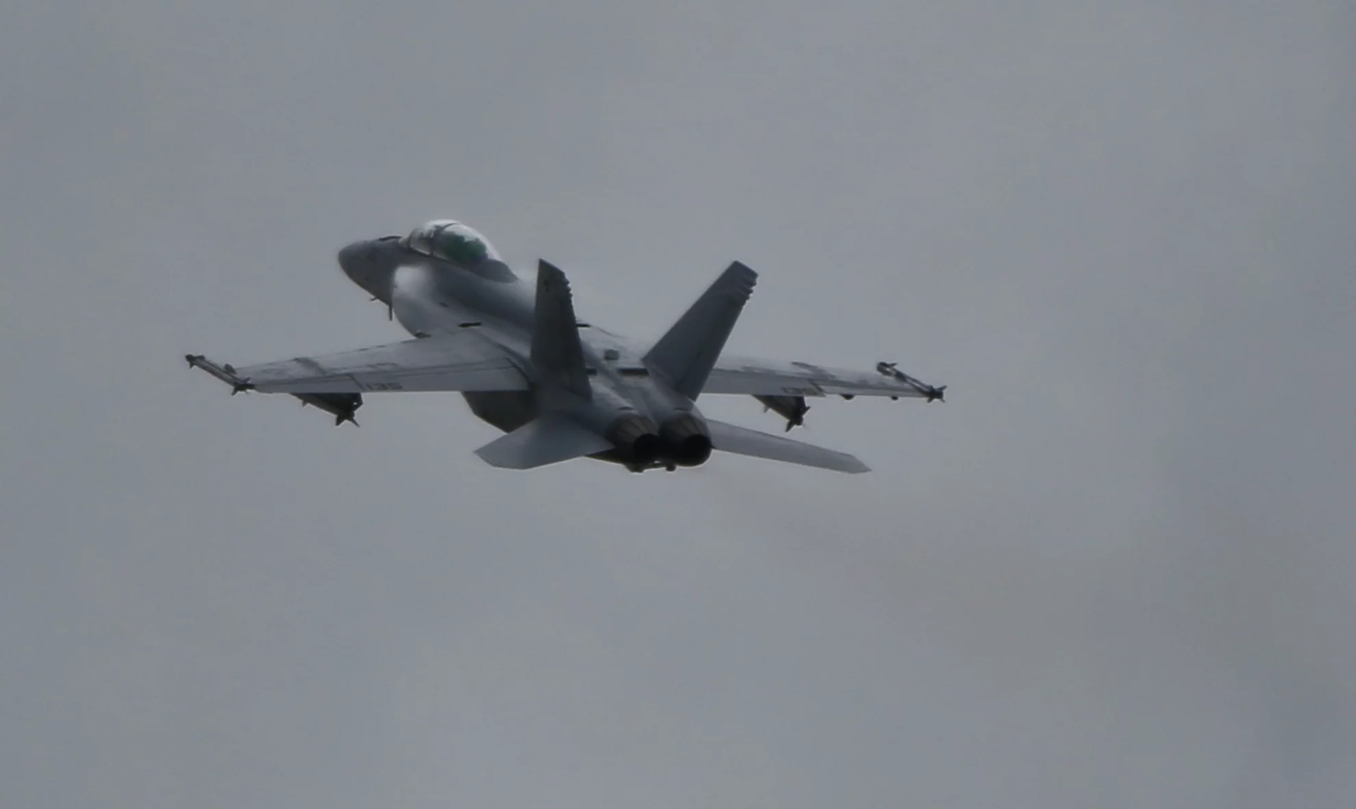 Aerial display of the F/A-18 Hornet (Photo: Gizmag)