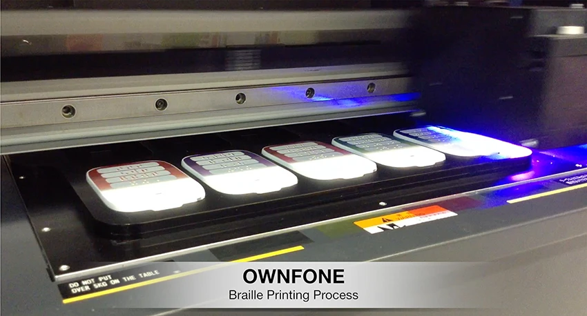 The device is customized by the user via the OwnFone website before it is 3D-printed and shipped by the company