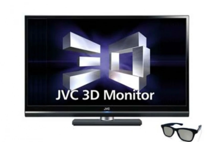 JVC has launched a 46-inch Full HD 3D LCD monitor that will deliver professionals "a natural, flicker-free visual experience" in 3D