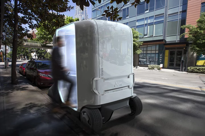 The self-driving clinic not only offers AI diagnostics but could transport high-risk patients to hospitals
