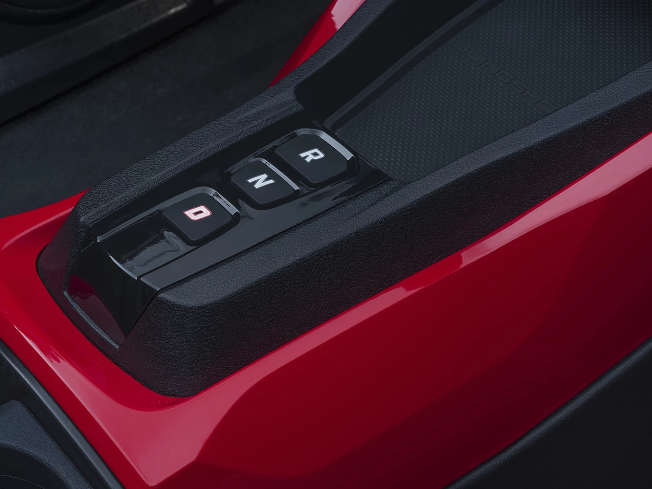 The AutoDrive system has no clutch or stick shift – just three buttons