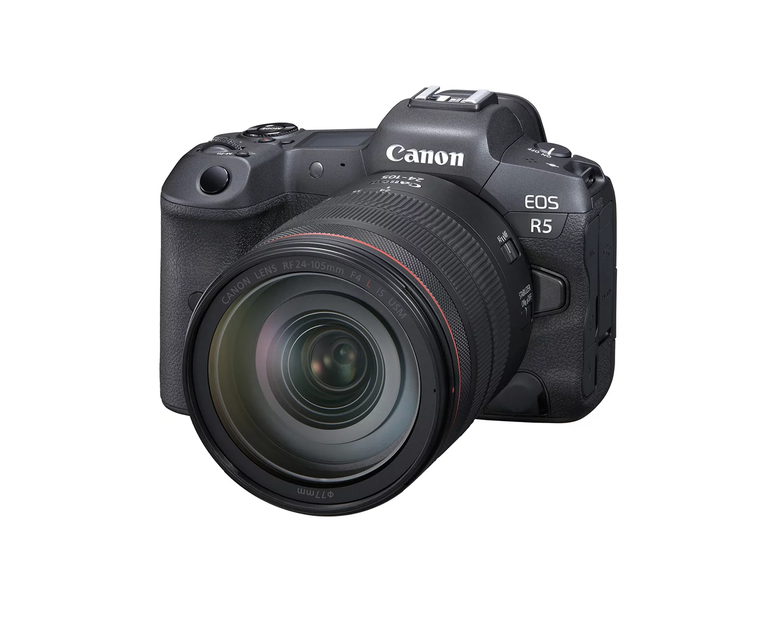 The EOS R5 full-frame mirrorless camera flagship (shown) has been launched alongside a less capable and cheaper sibling, the EOS R6