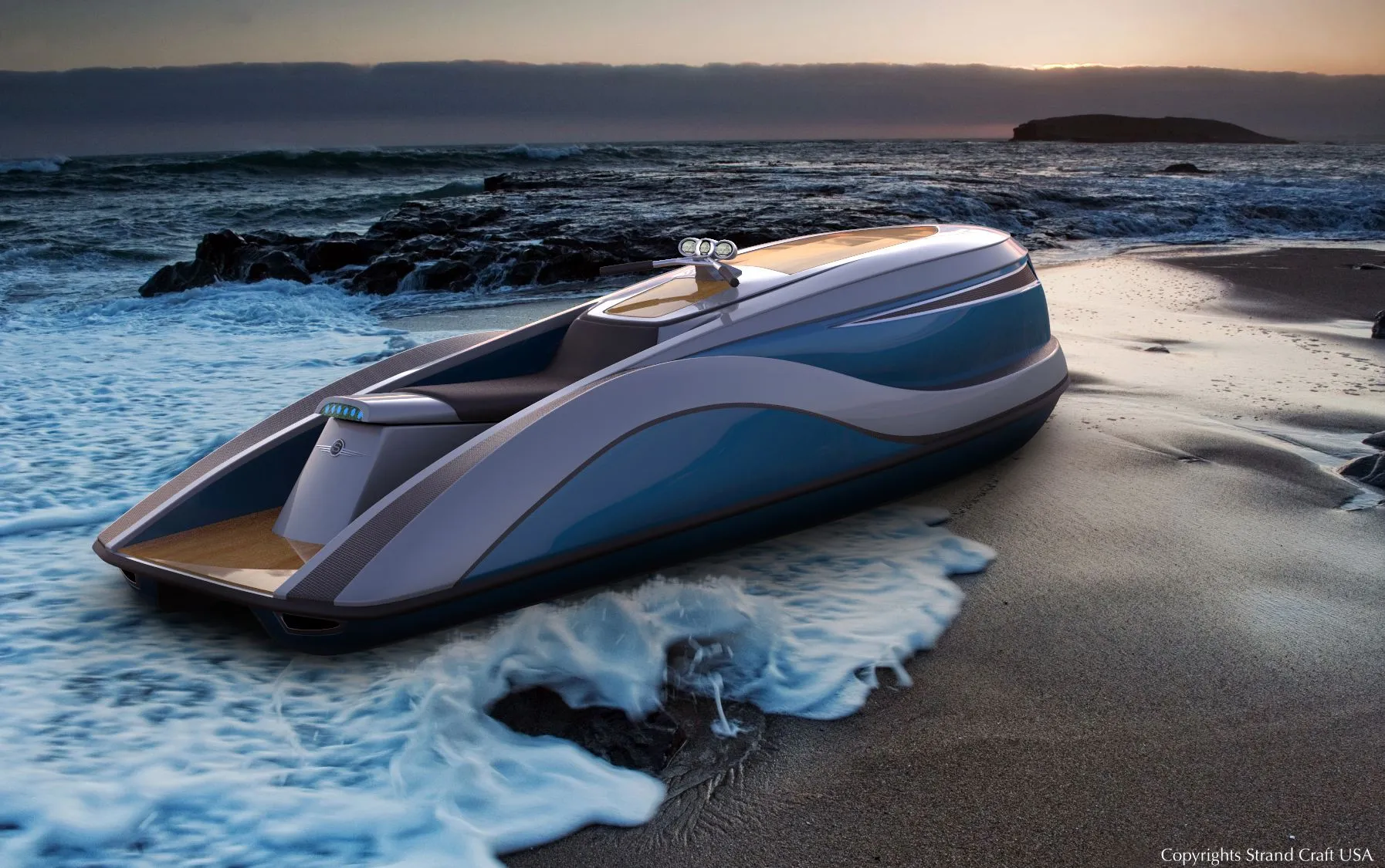 A rendering of the V8 Wet Rod