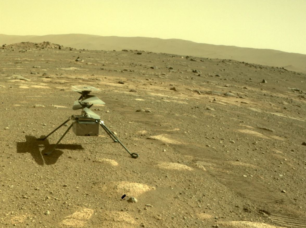 The Ingeunity helicopter on Mars