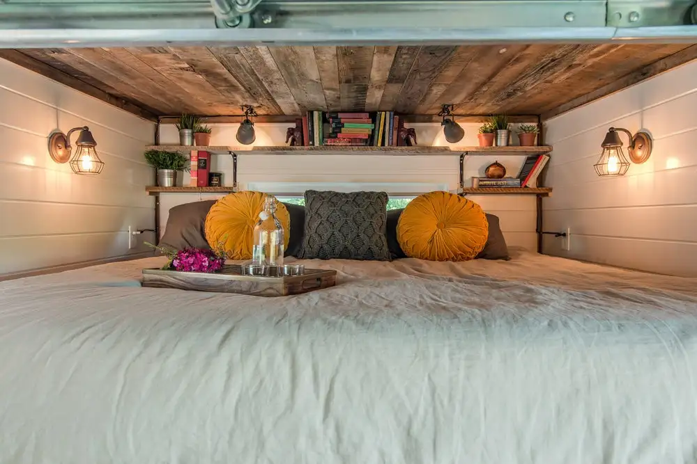 The Alpha tiny house measures 24 x 8.6 ft (7.3 x 2.6 m)