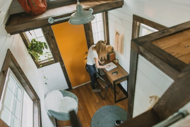 The firm also offers a home automation system for Tiny Heirloom that enables control over lights and other amenities with an iOS or Android device