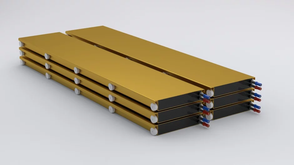 The QBEAK's battery pack will receive charge from an onboard MECc fuel cell
