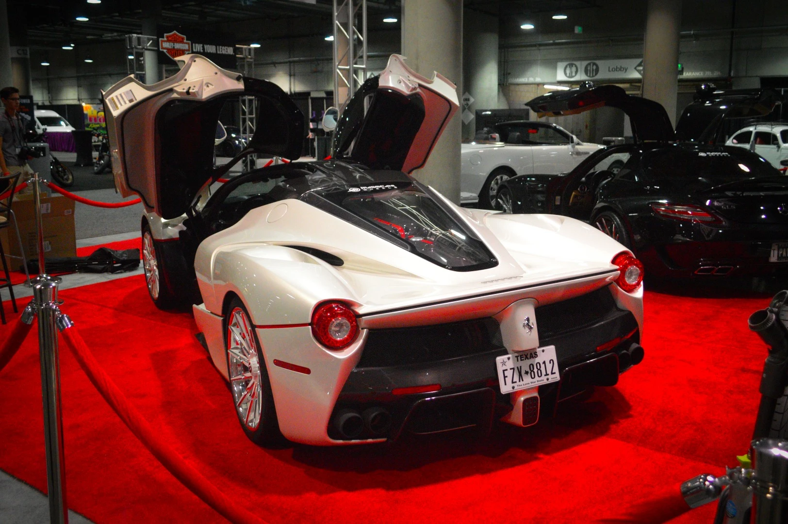 Tuned up LaFerrari downstairs in "The Garage"