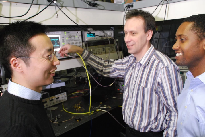 IBM researchers have developed their latest building block in their effort to achieve photon-based communication and computing. (Photo: IBM)