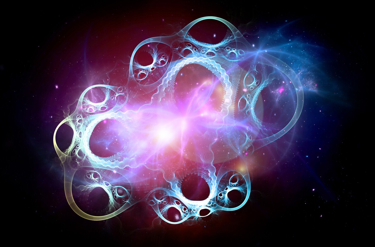 A highly speculative image suggesting how a universe composed of quantum foam might appear at the Planck length (Image: Shutterstock)