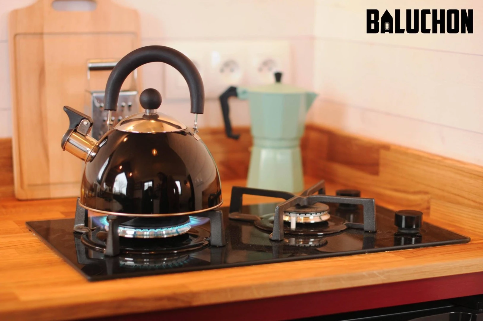 The Calypso's kitchen includes a two-burner stove