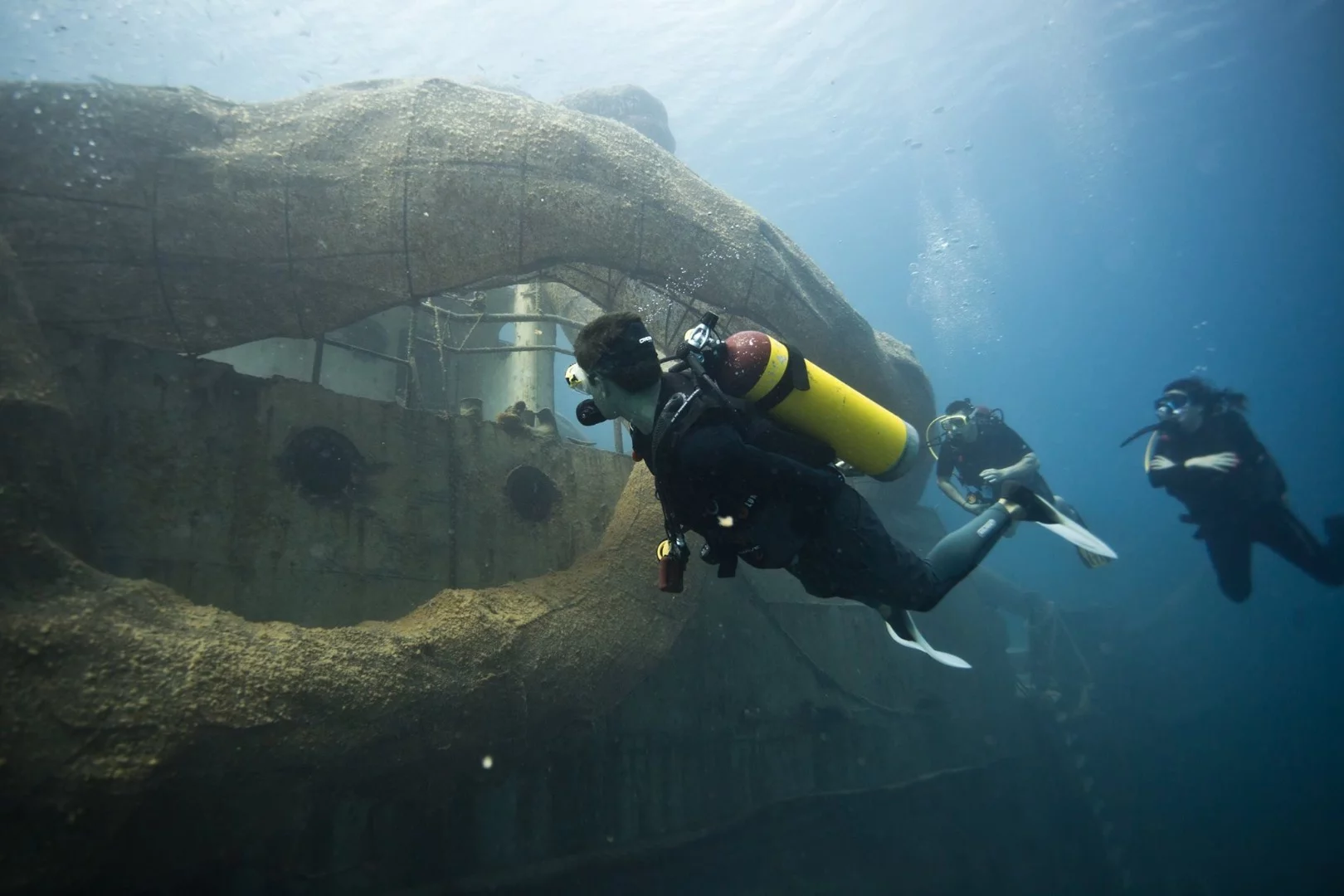 The artificial reef is designed to also act as a diving tourism destination to raise money for BVI environmental causes