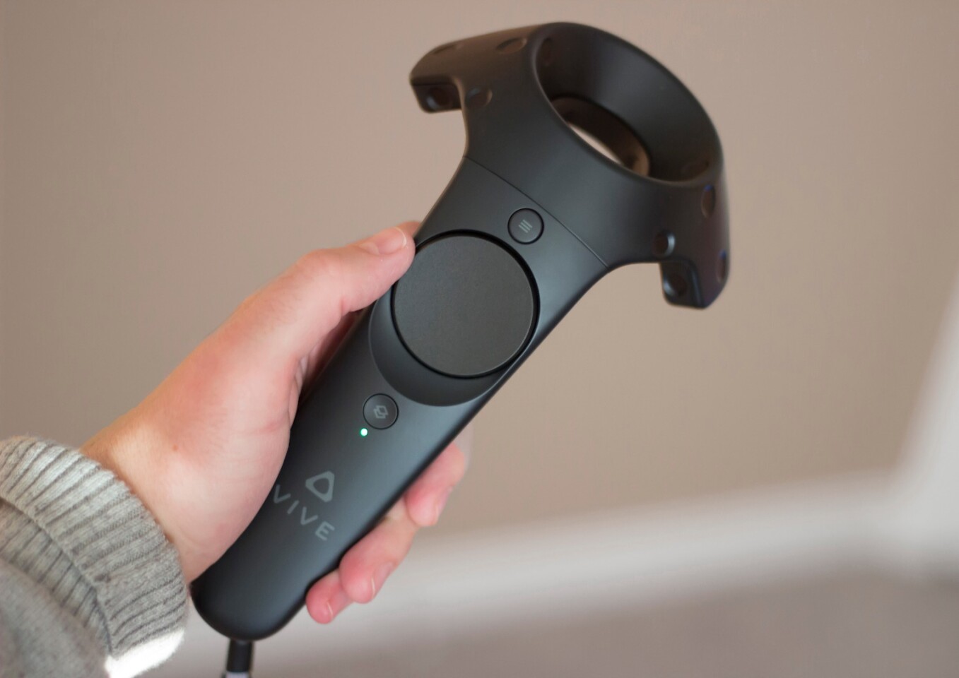 One of the Vive controllers