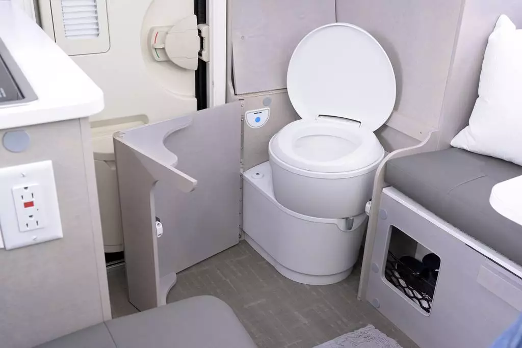 ... with a toilet hiding below