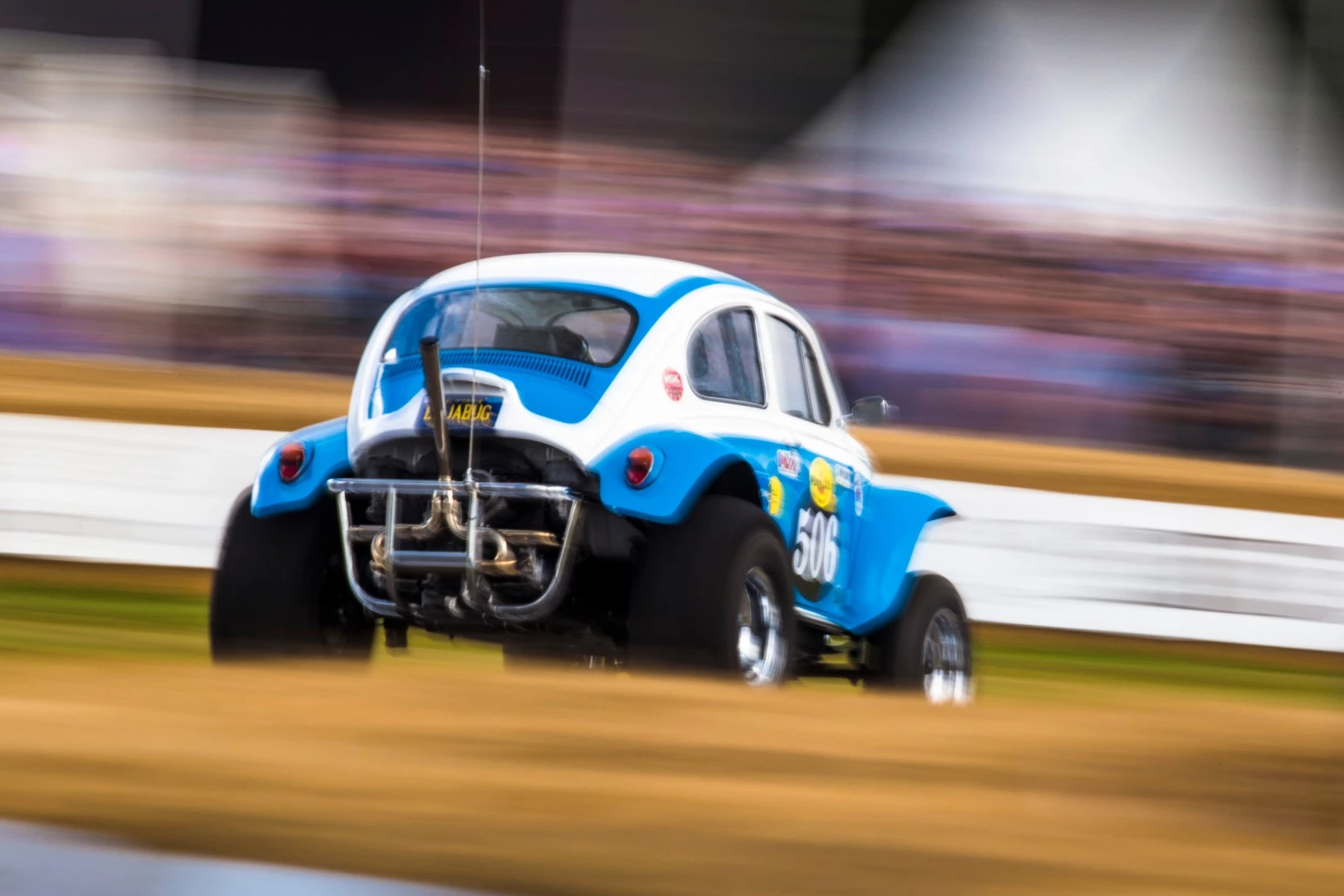 The giant aerial isn't for show – this is actually a 1:1 replica remote control car