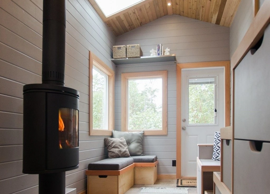 The Blue Heron's Morsø wood-burning stove