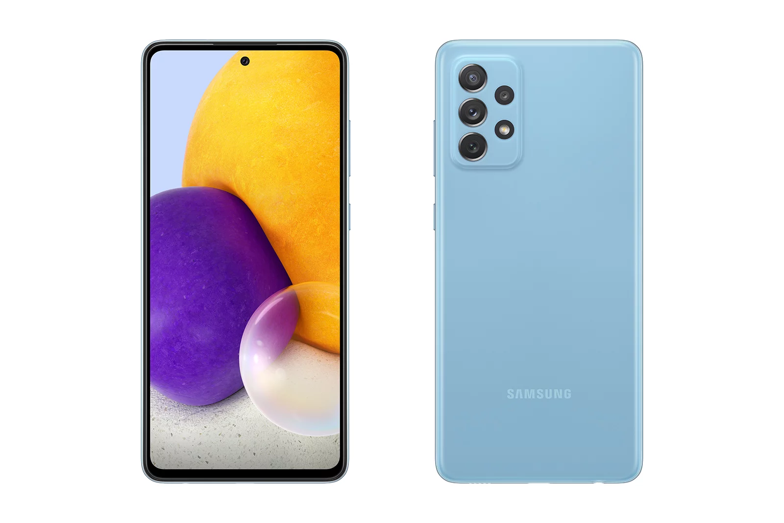 The Galaxy A72 also comes with an improved 3x optical zoom on the rear camera