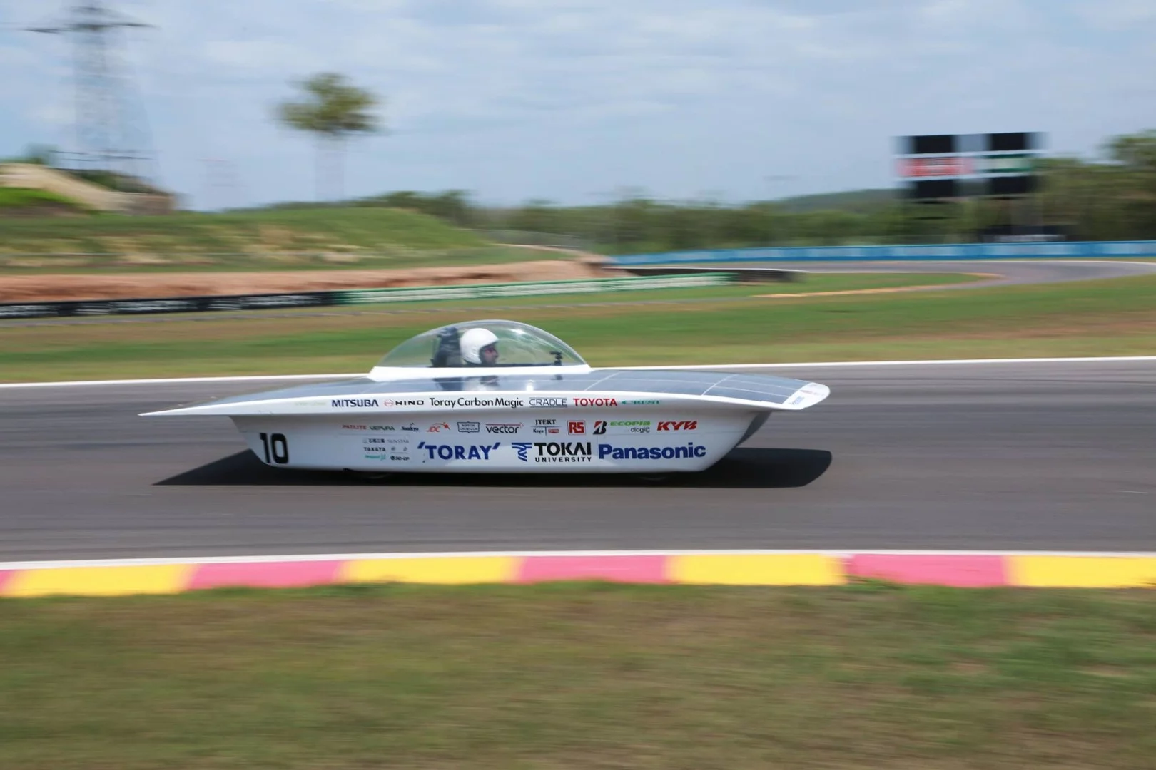 Tokai University 2015 vehicle for the World Solar Challenge is claimed to be more aerodynamic than its previous entries