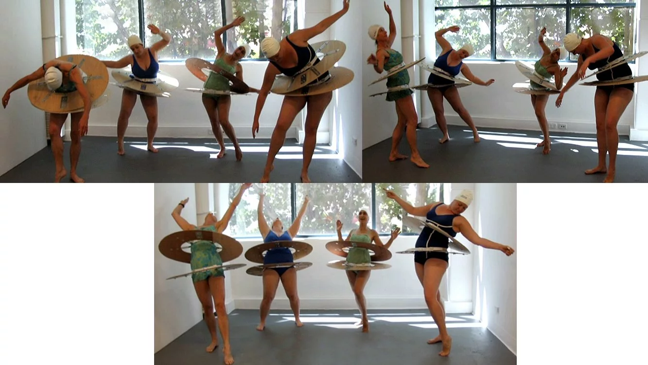 Danielle Wilde has created what she calls the most undignified musical instrument ever - when a user bends or stretches into certain positions, the hipDisk generates musical notes (Photo: D Wilde)