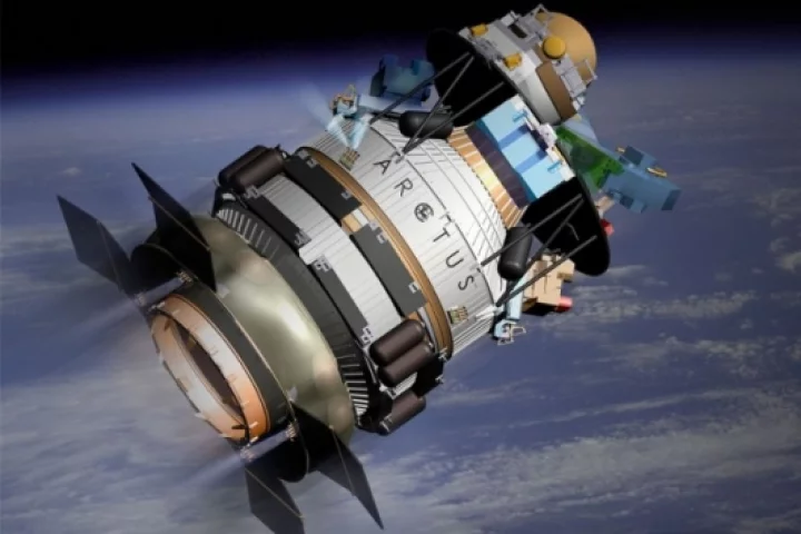 Artist rendition of ARCTUS in orbit
