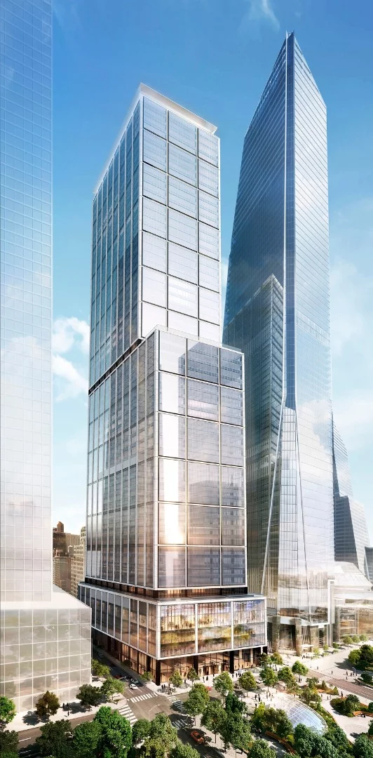 50 Hudson Yards will be comprised of three volumes stacked upon each other