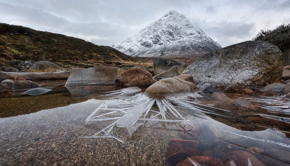 Ice Spikes, Glencoe, Scotland by Pete Rowbottom - Overall Winner, Landscape Photographer of the Year 2018