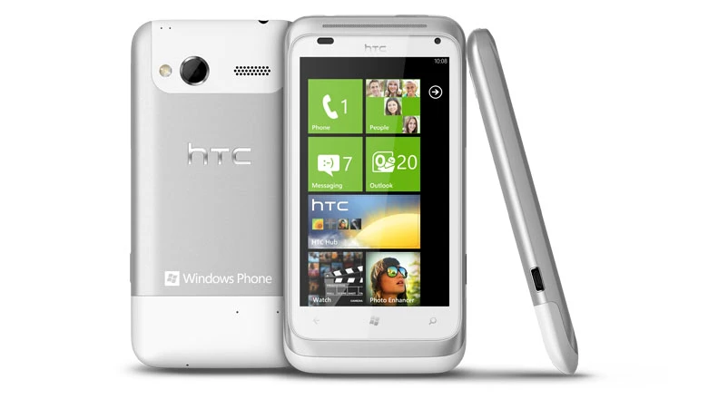 HTC has also announced a lower specced Windows Phone 7.5 arrival, the 3.8-inch HTC Radar