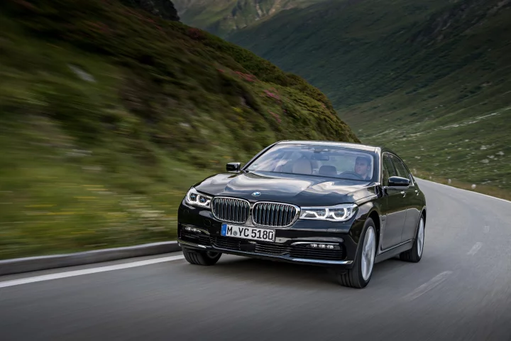 The 740e iPerformance is a big hitter with a light thirst