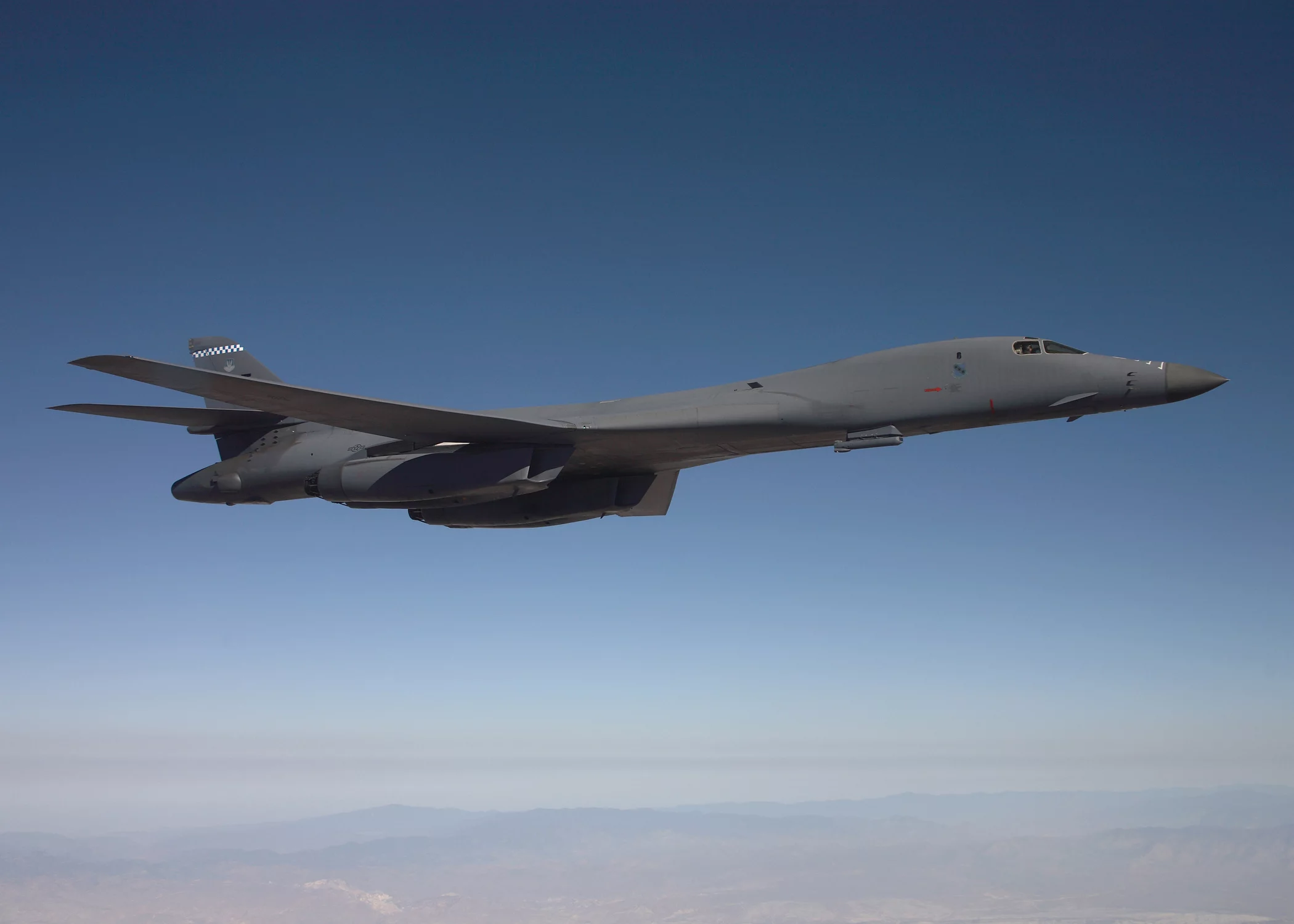 Sniper pod fitted to a B-1B Lancer bomber (Image: Lockheed Martin)