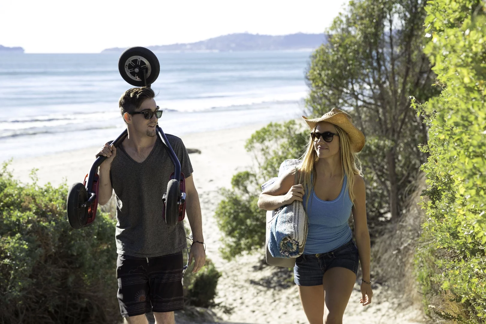 The folding, 37-lb Trikke is designed for portability