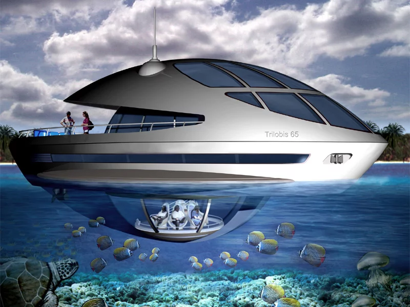 The Trilobis 65 floating home