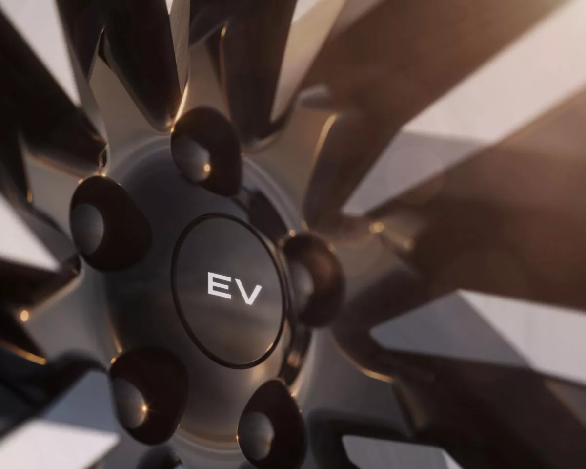 EV wheel badging