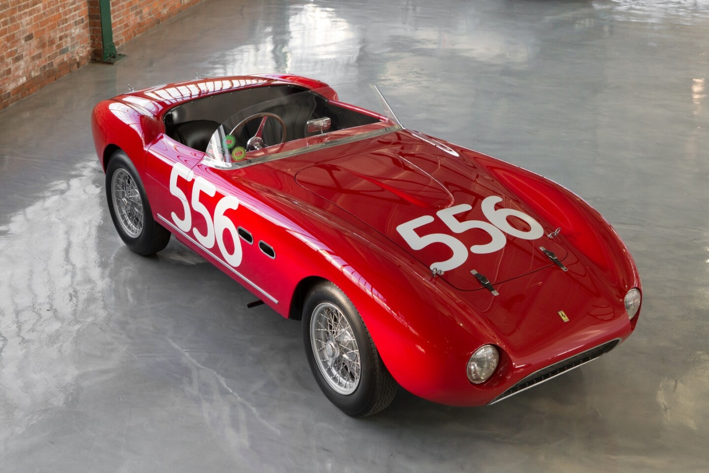 The fifth of 13 166 MMs built in 1953, this car features unique spider coachwork of unknown construction. Most historians believe that it was designed by Aurelio Lampredi and is thought to have been built by Ferrari itself. One of 0272 M's earliest track outings was at the 1953 Mille Miglia, driven by the pairing of the original owner (Dr. Alberico Cacciari) and Bill Mason (father of Pink Floyd drummer and noted Ferrari collector Nick Mason). During this time, the car was also used in the production of the 1953 Shell movie about the Mille Miglia, directed by Bill Mason himself. Fabulous provenance, but no cigar as the Ferrari 166 MM was bid to 3.45 million euros, but no common ground could be found between the buyer and seller and the car is still available. The auction description is well worth the time.