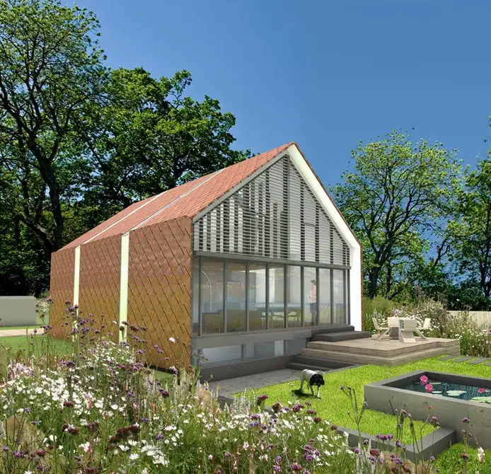 Baca Architects has come up with an ingenious solution to flooding. Its "amphibious house," named Formosa, is designed to float if the floodwater rises
