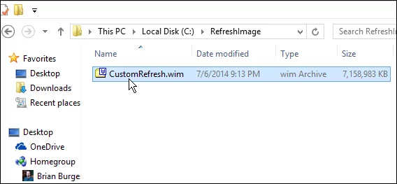 Verify the image file was successfully created
